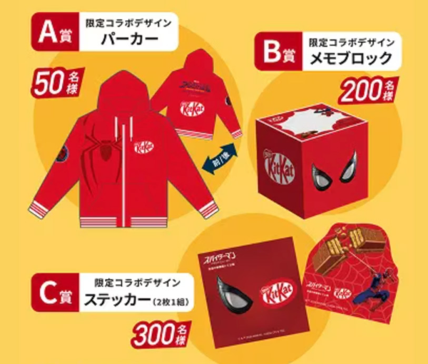 キットカットxスパイダーマン ブランド・ニュー・デイ コラボグッズ