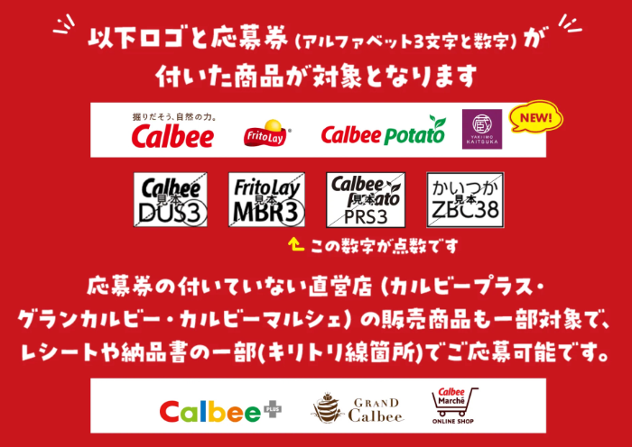 カルビー大収穫祭 対象商品