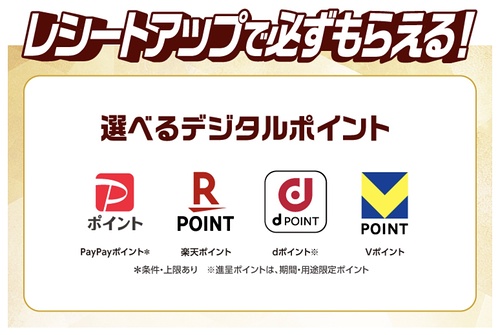 現金1万円、デジタルポイント最大800ポイント