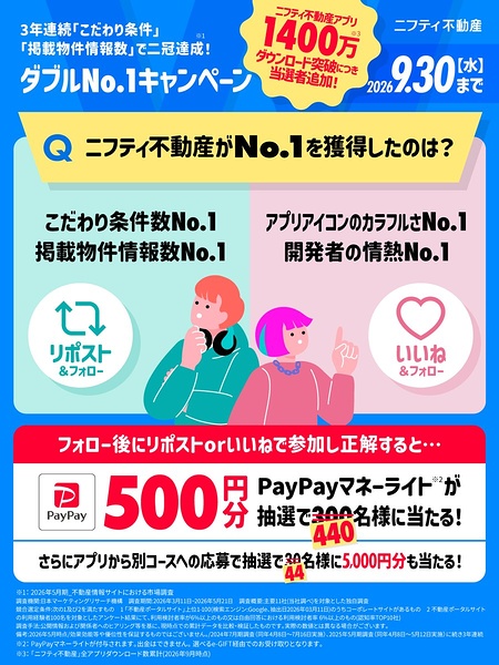 PayPayマネーライト500円分が当たるXキャンペーン