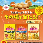 ポテトチップスがその場で当たる カルビーのXキャンペーン